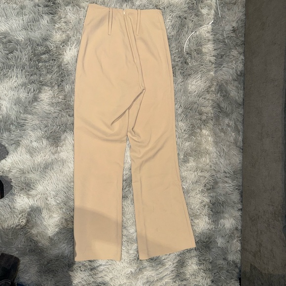 Tiger Mist Beige Dress Pants - Slim Fit - Picture 3 of 4